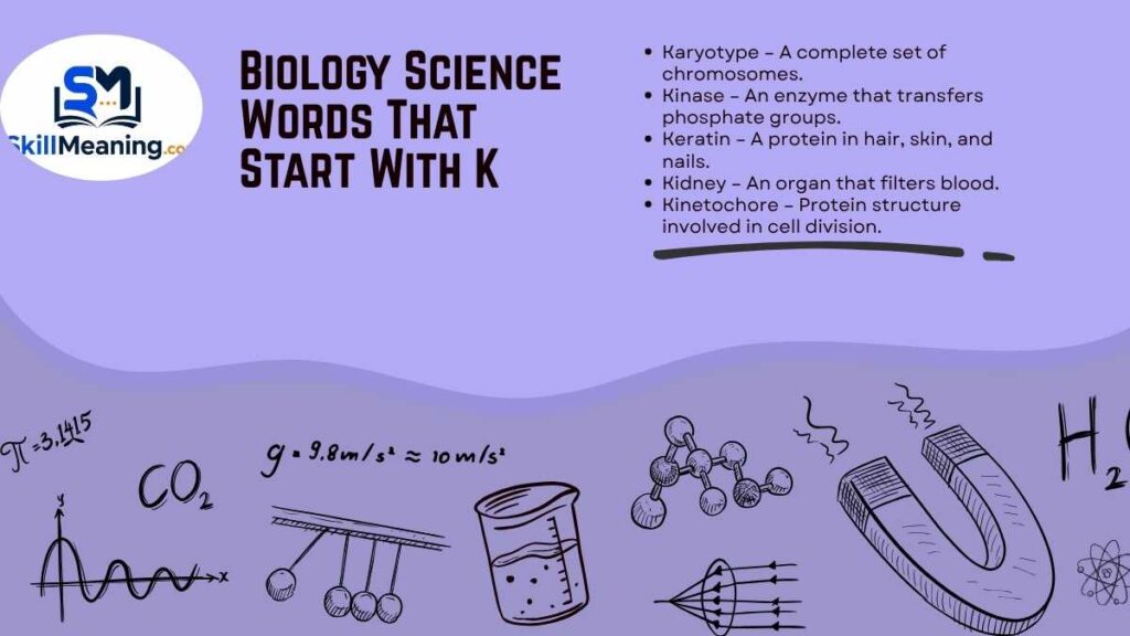 Biology Science Words That Start With K