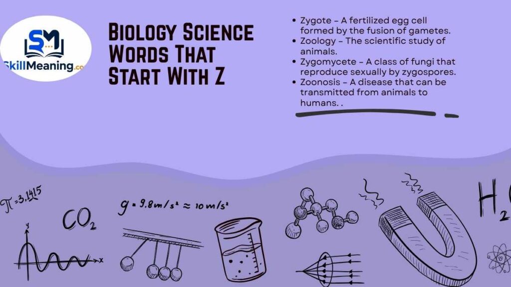 Biology Science Words That Start With Z