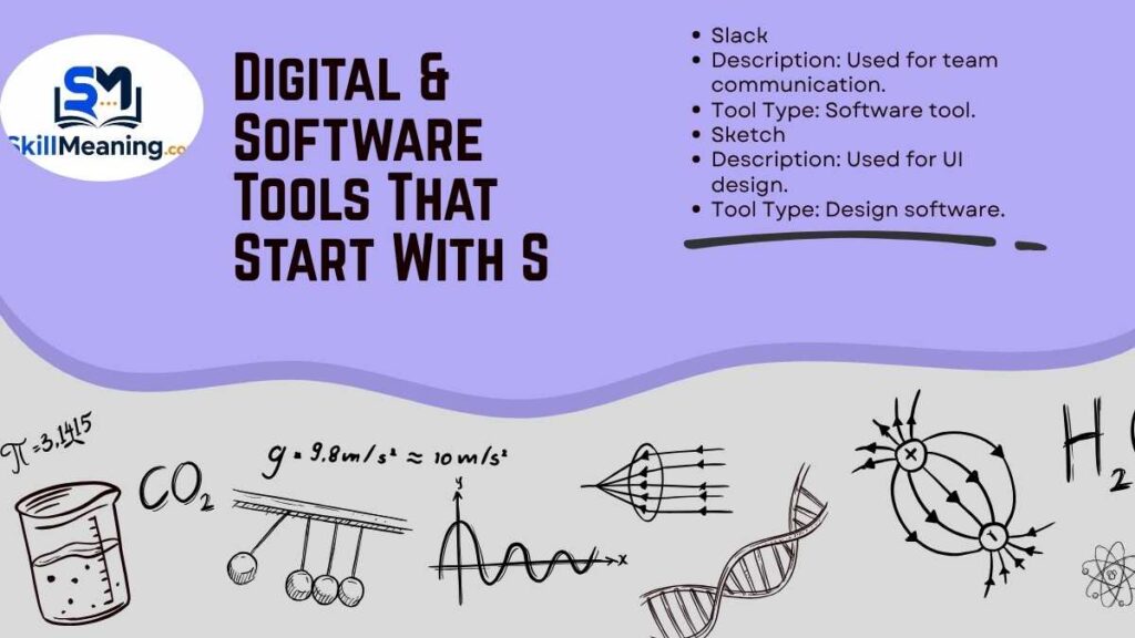 Digital & Software Tools That Start With S