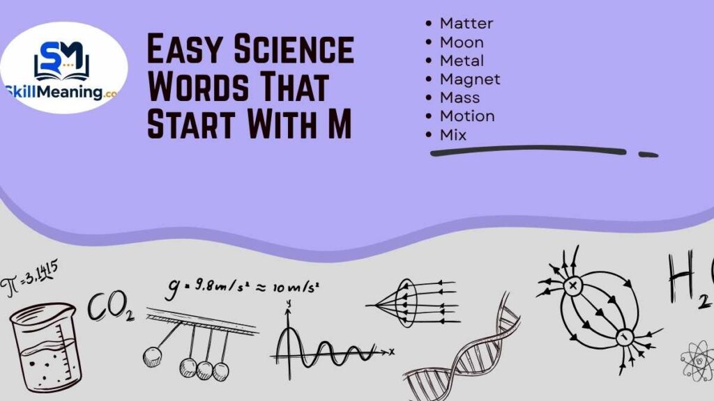 Easy Science Words That Start With M