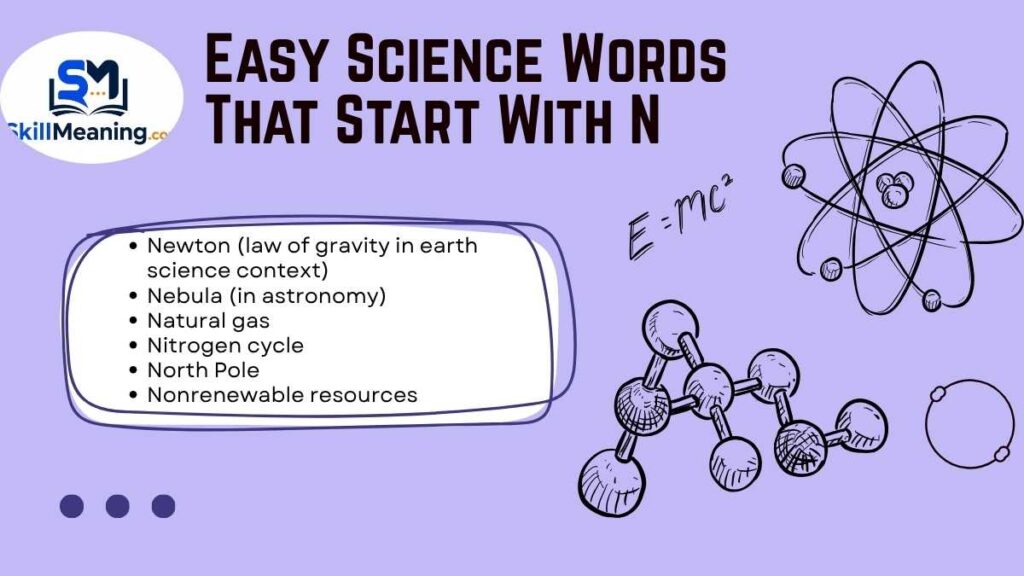 Easy Science Words That Start With N