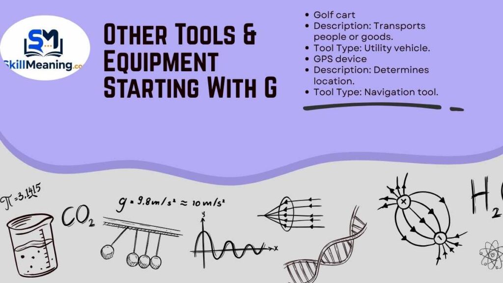 Other Tools & Equipment Starting With G