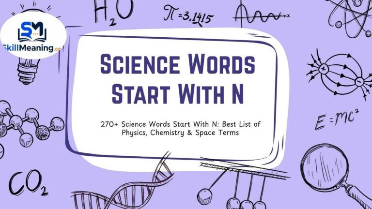 Science Words Start With N