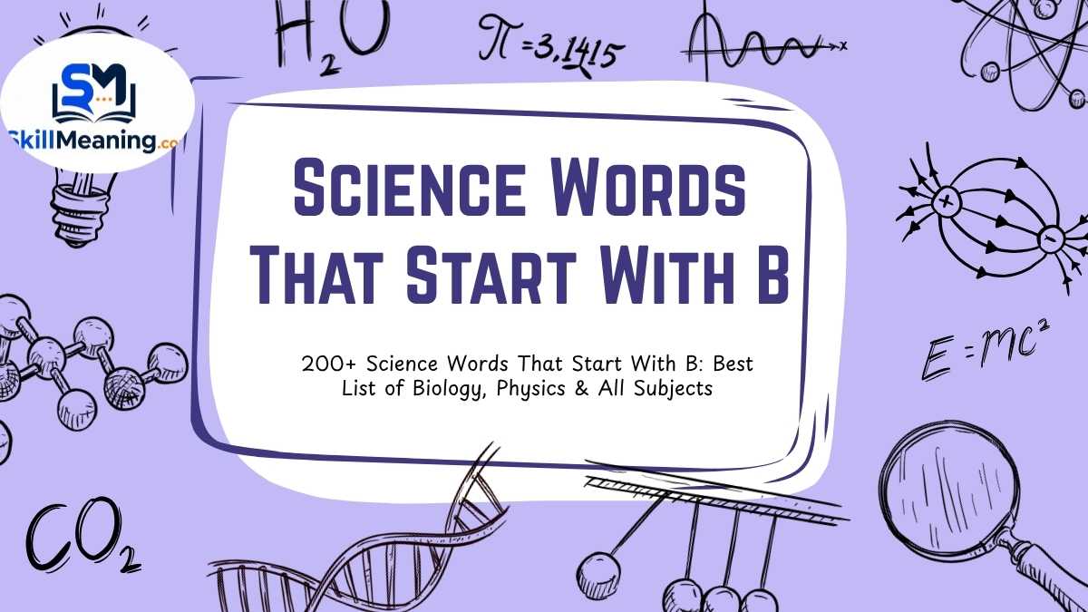 Science Words That Start With B