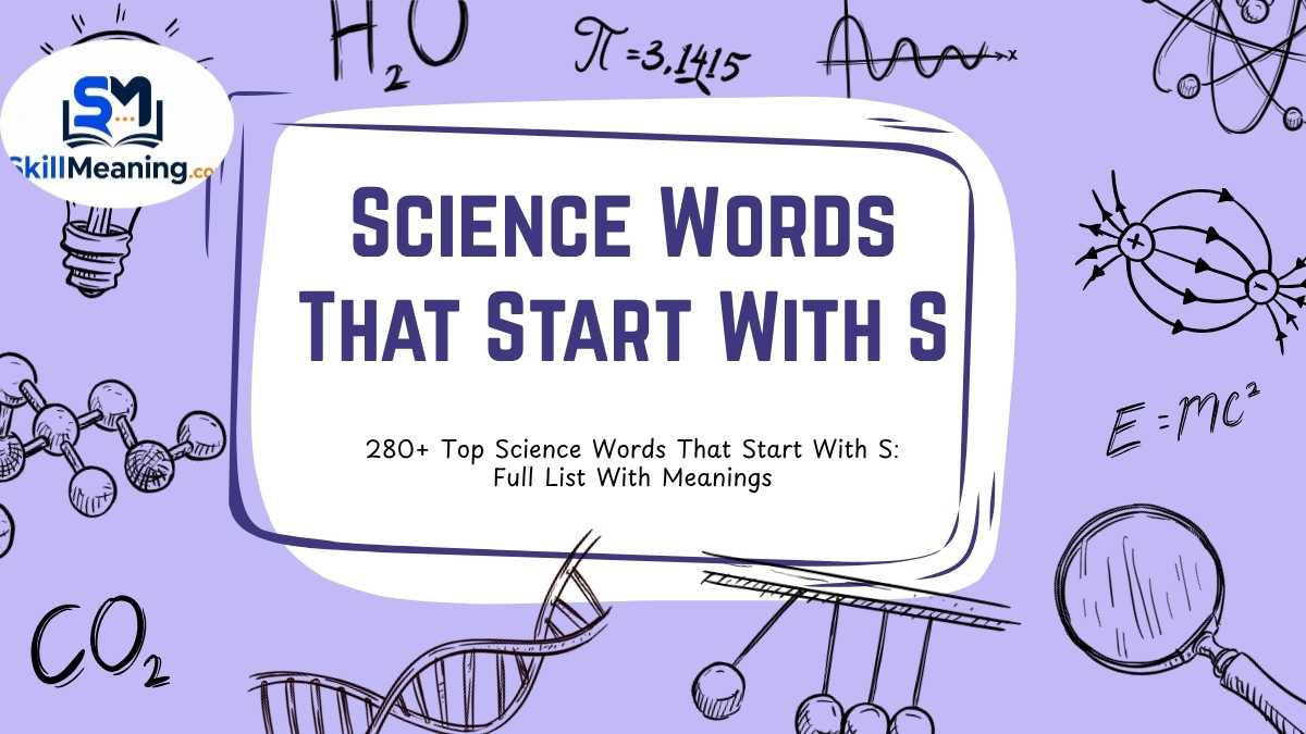 Science Words That Start With S