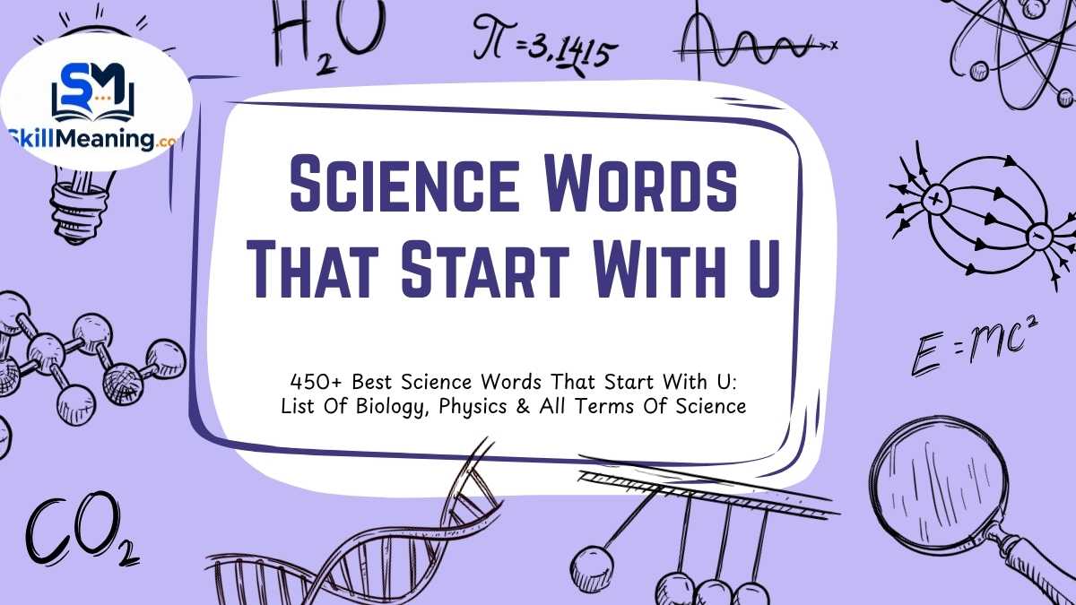 Science Words That Start With U