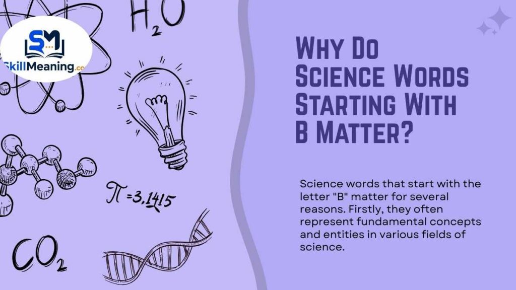 Why Do Science Words Starting With B Matter