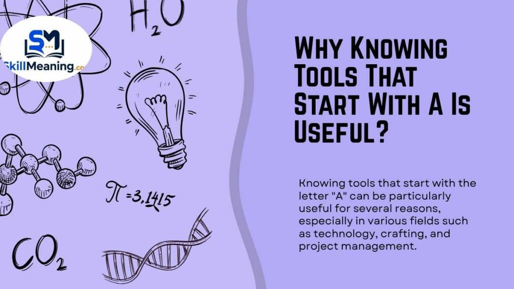 Why Knowing Tools That Start With A Is Useful