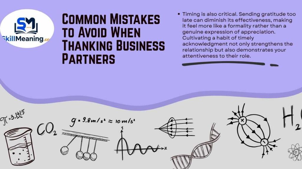 Common Mistakes to Avoid When Thanking Business Partners