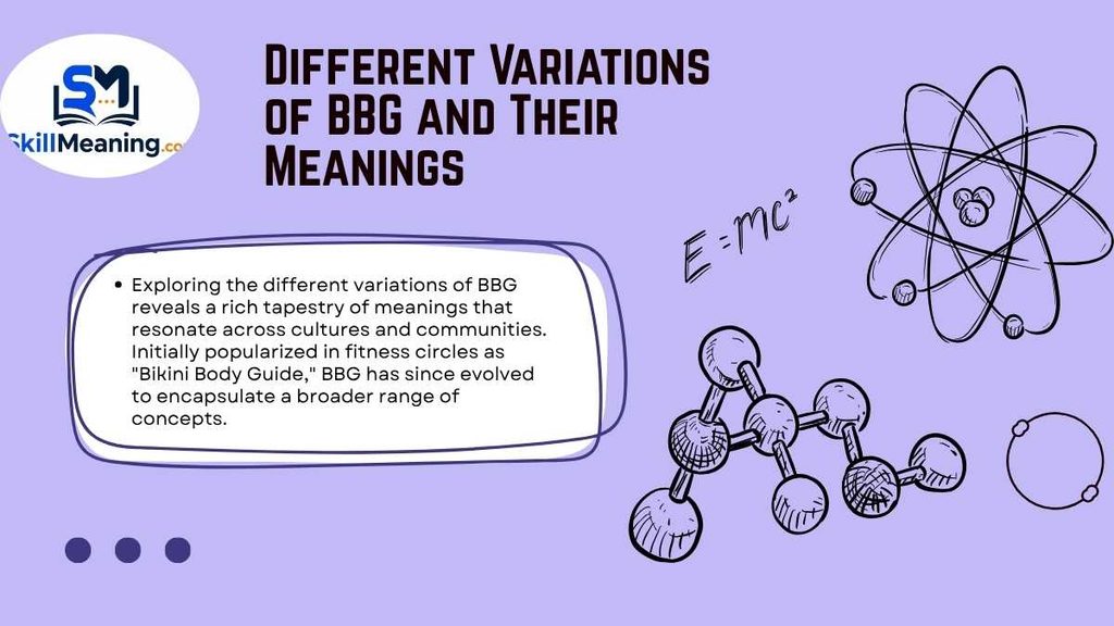 Different Variations of BBG and Their Meanings