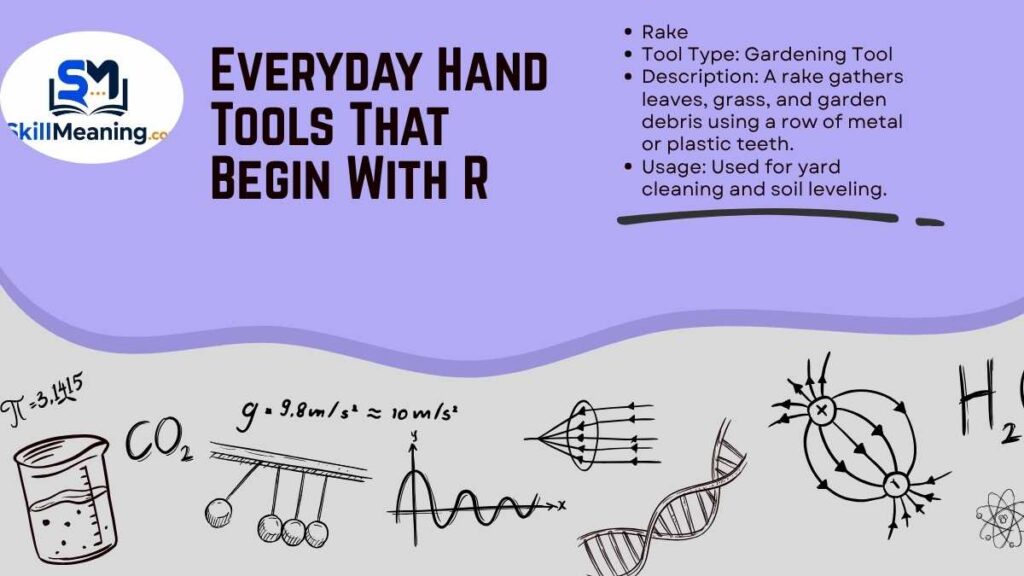 Everyday Hand Tools That Begin With R