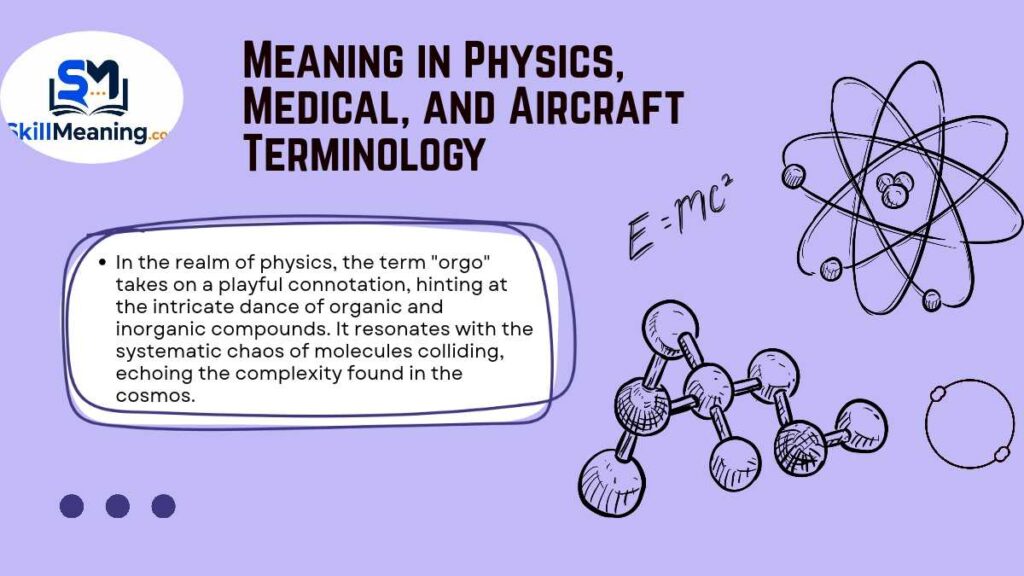 Meaning in Physics, Medical, and Aircraft Terminology