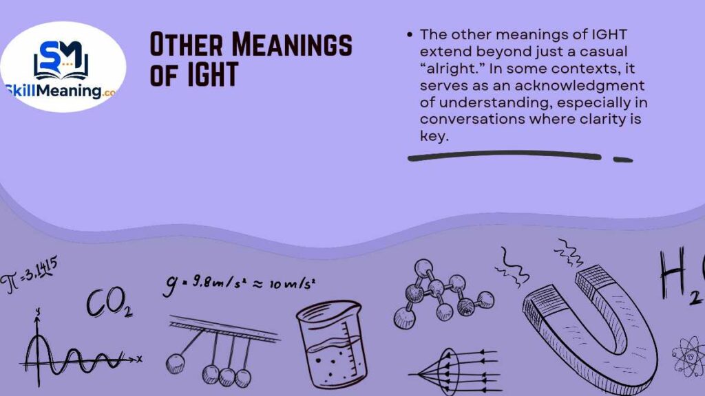 Other Meanings of IGHT