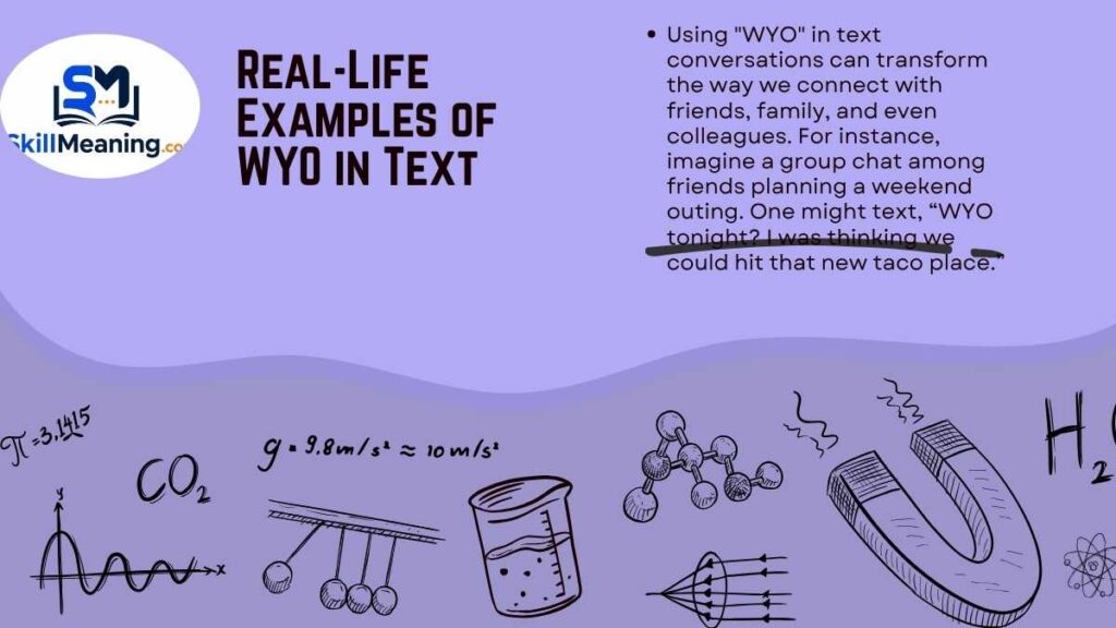 Real-Life Examples of WYO in Text