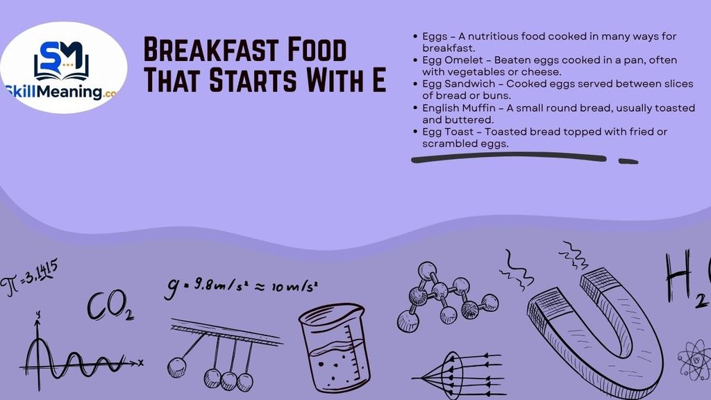 Breakfast Food That Starts With E