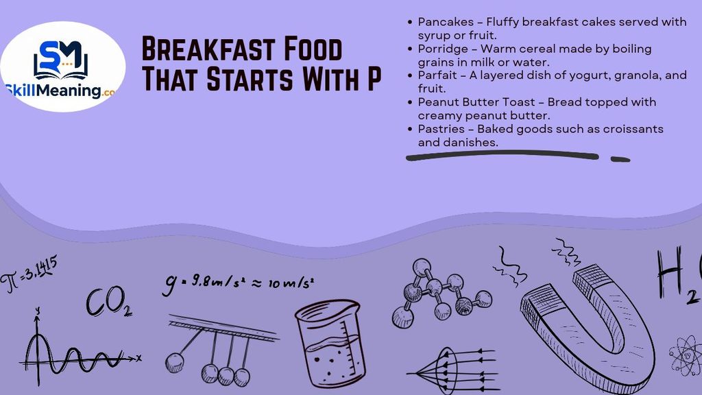 Breakfast Food That Starts With P