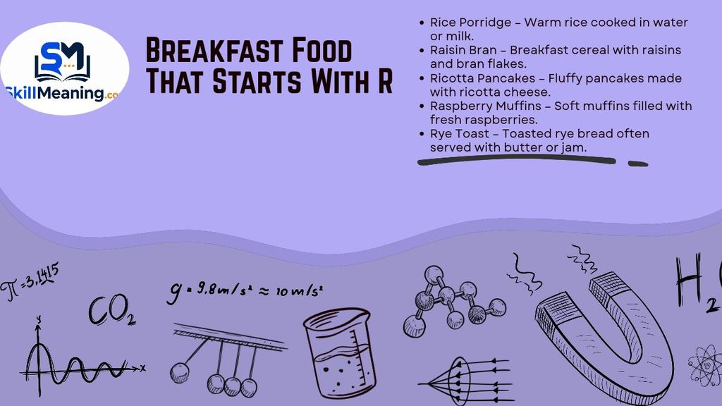 Breakfast Food That Starts With R