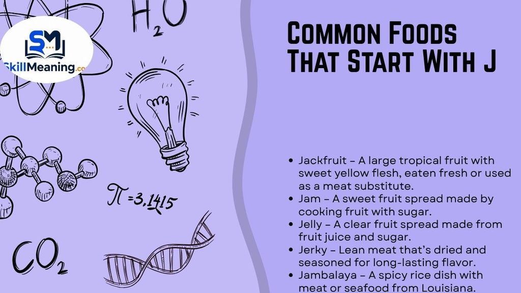 Common Foods That Start With J