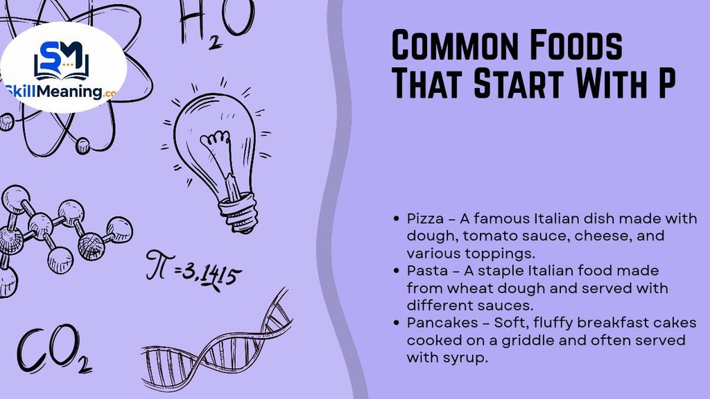 Common Foods That Start With P