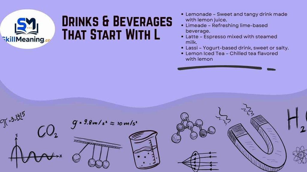 Drinks & Beverages That Start With L