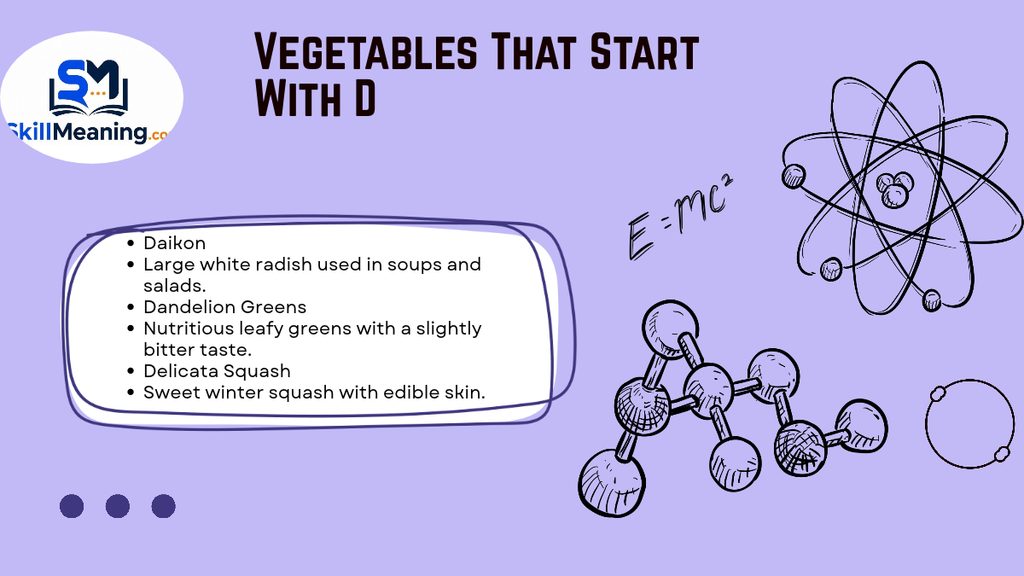 Vegetables That Start With D