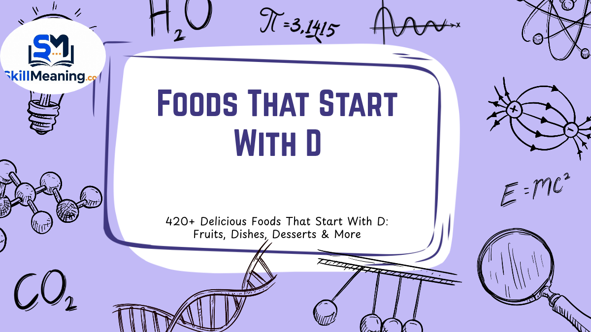 Foods That Start With D