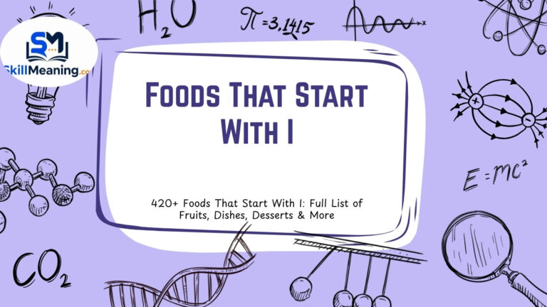 Foods That Start With I