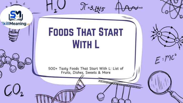 Foods That Start With L