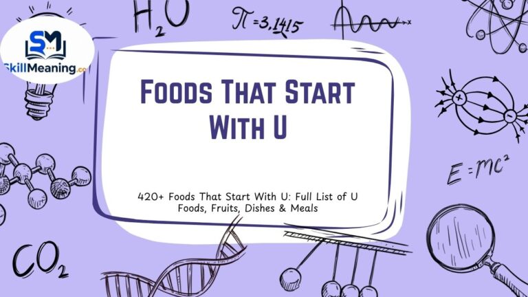 Foods That Start With U
