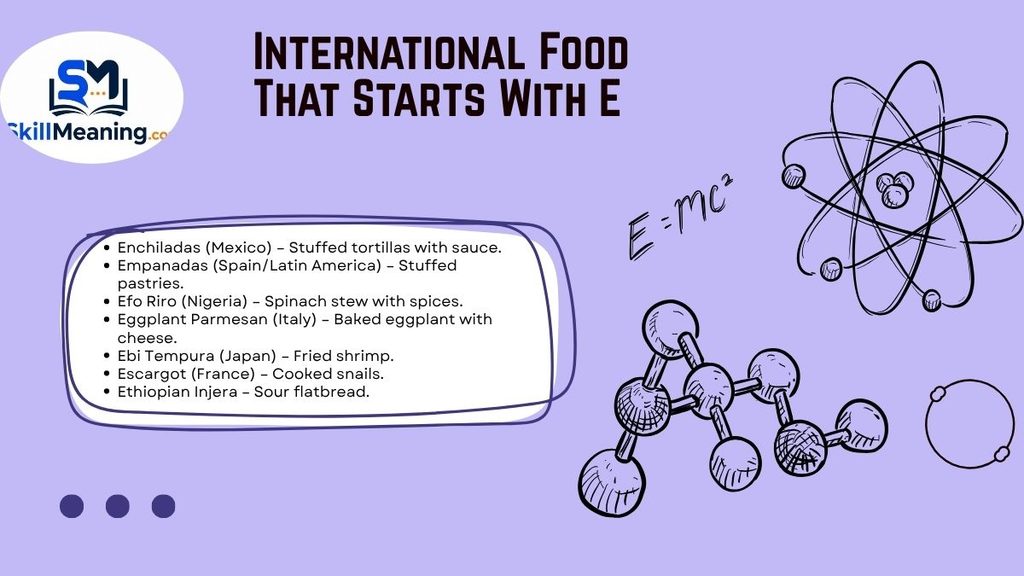 International Food That Starts With E
