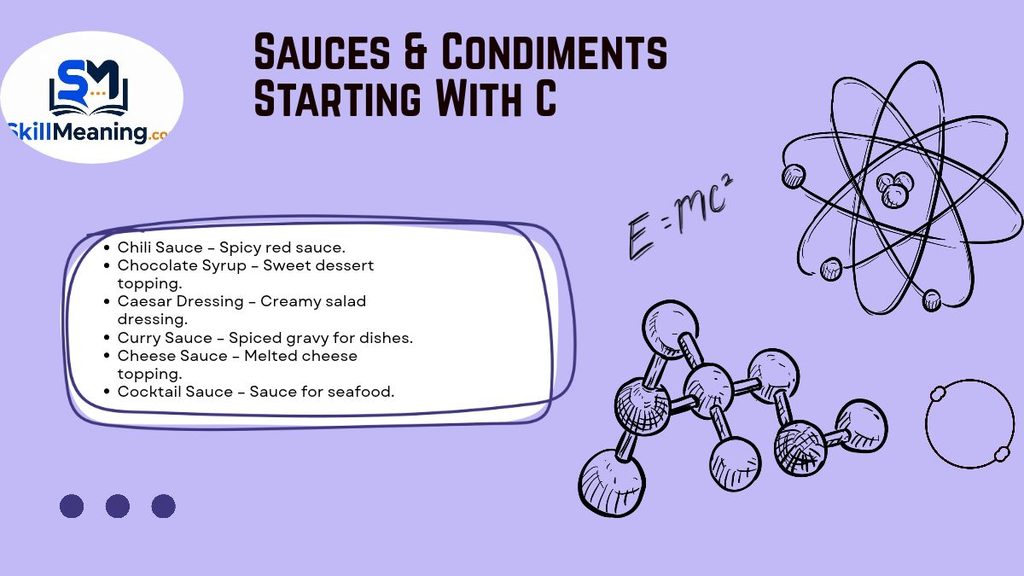 Sauces & Condiments Starting With C