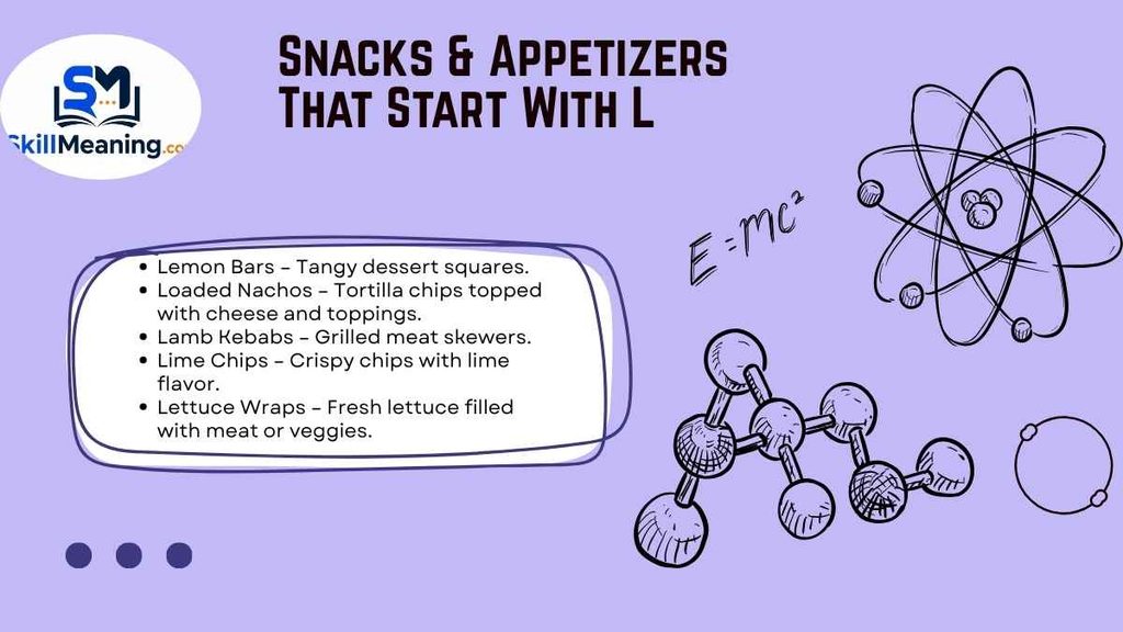 Snacks & Appetizers That Start With L