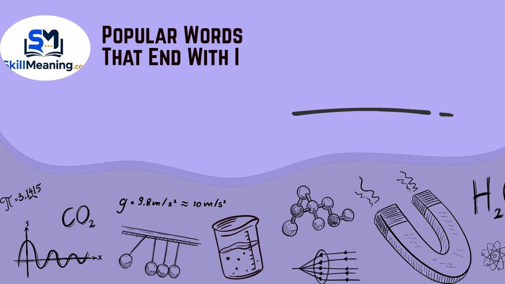 Popular Words That End With I
