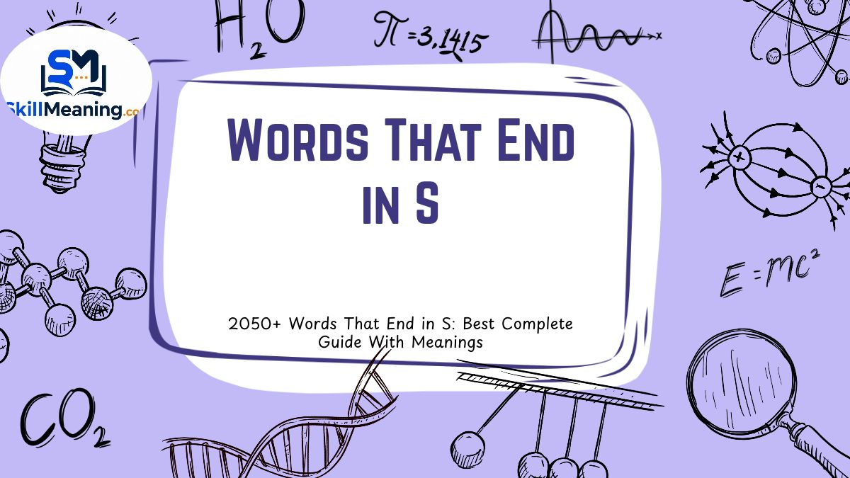 Words That End in S