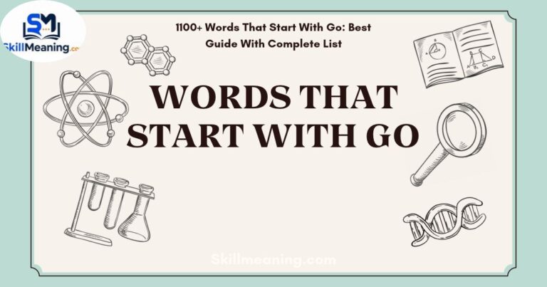 Words That Start With Go